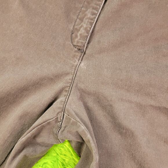 Y2k Croft & Barrow Brown Straight Leg Pants Trousers 6 Regular - Picture 6 of 7